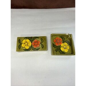 Bitossi Rosenthal Daisy Netter Box & Ash Tray Made In Italy *See Description*